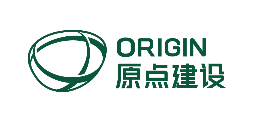 原点建设LOGO（横版透明-绿）